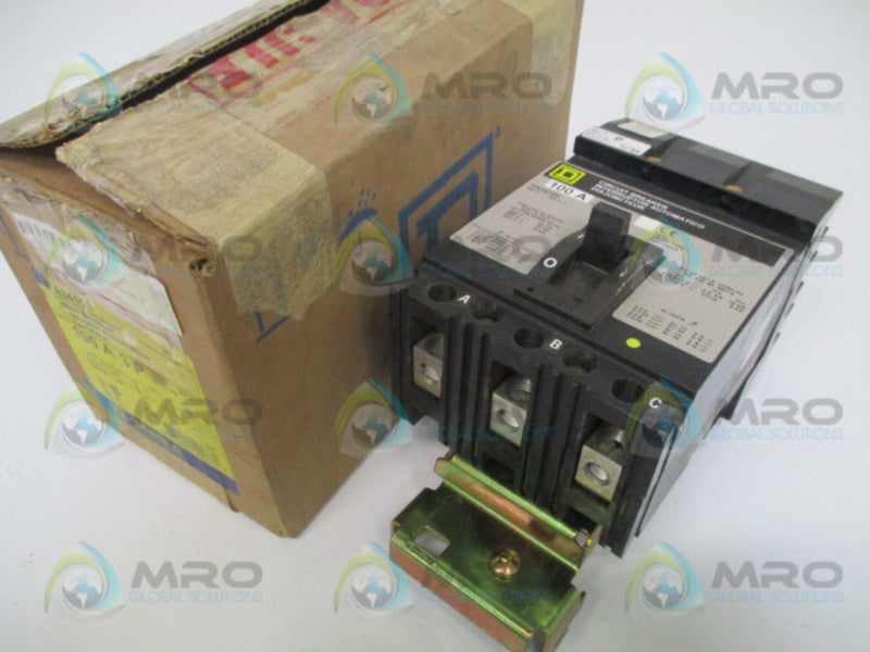 SQUARE D FA34100 CIRCUIT BREAKER 100A (GREY FACE) *NEW IN BOX*