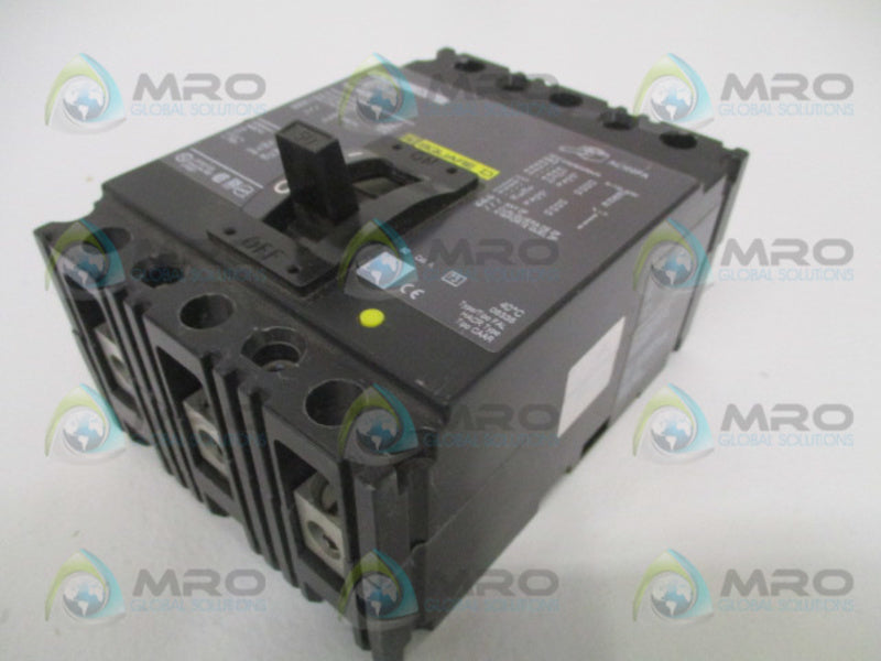 SQUARE D FAL34050 CIRCUIT BREAKER 50A (BLACK) *USED*