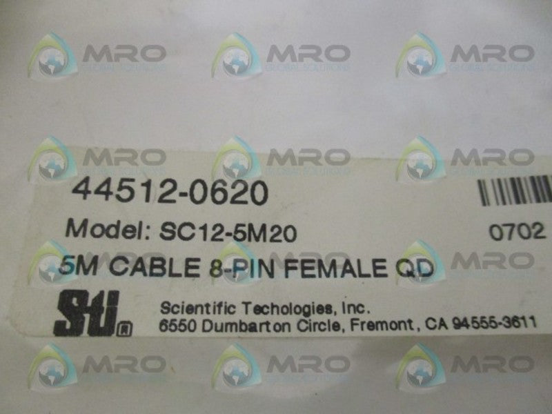 STI SC12-5M20 44512-0620 CABLE MICRO CONNECTOR *NEW IN FACTORY BAG*