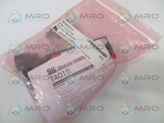 STI 44538-0010 T4012-011SM SAFETY INTERLOCK SWITCH *NEW IN FACTORY BAG*