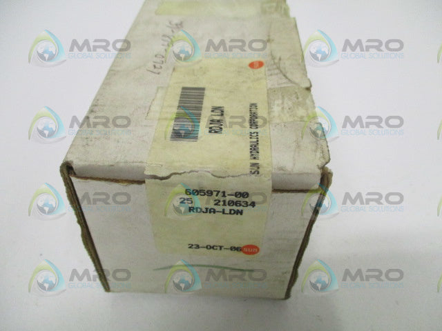 SUN HYDRAULICS RDJA-LDN CARTRIDGE RELIEF VALVE *NEW IN BOX*