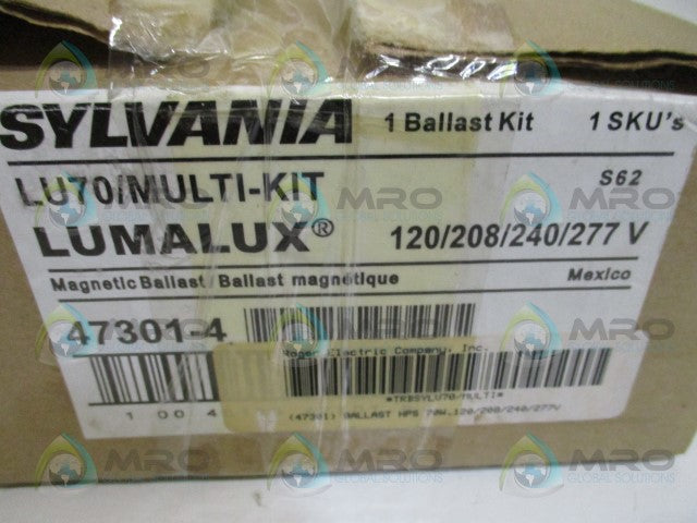 SYLVANIA LUMALUX LU70/MULTI-KIT BALLAST KIT *NEW IN BOX*