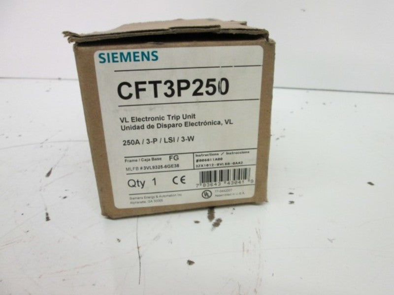 Siemens CFT3P250 NSFP ** GENUINE ** Furnas