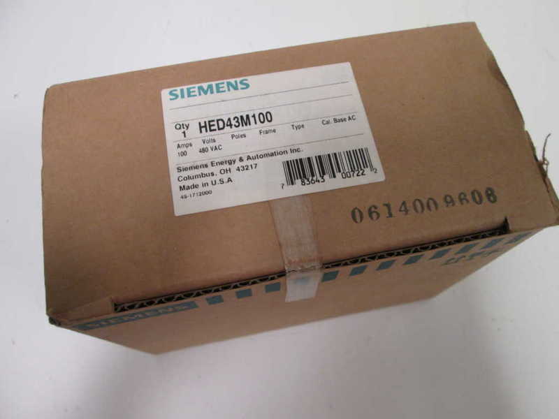 Siemens HED43M100 NSFP ** GENUINE ** Furnas
