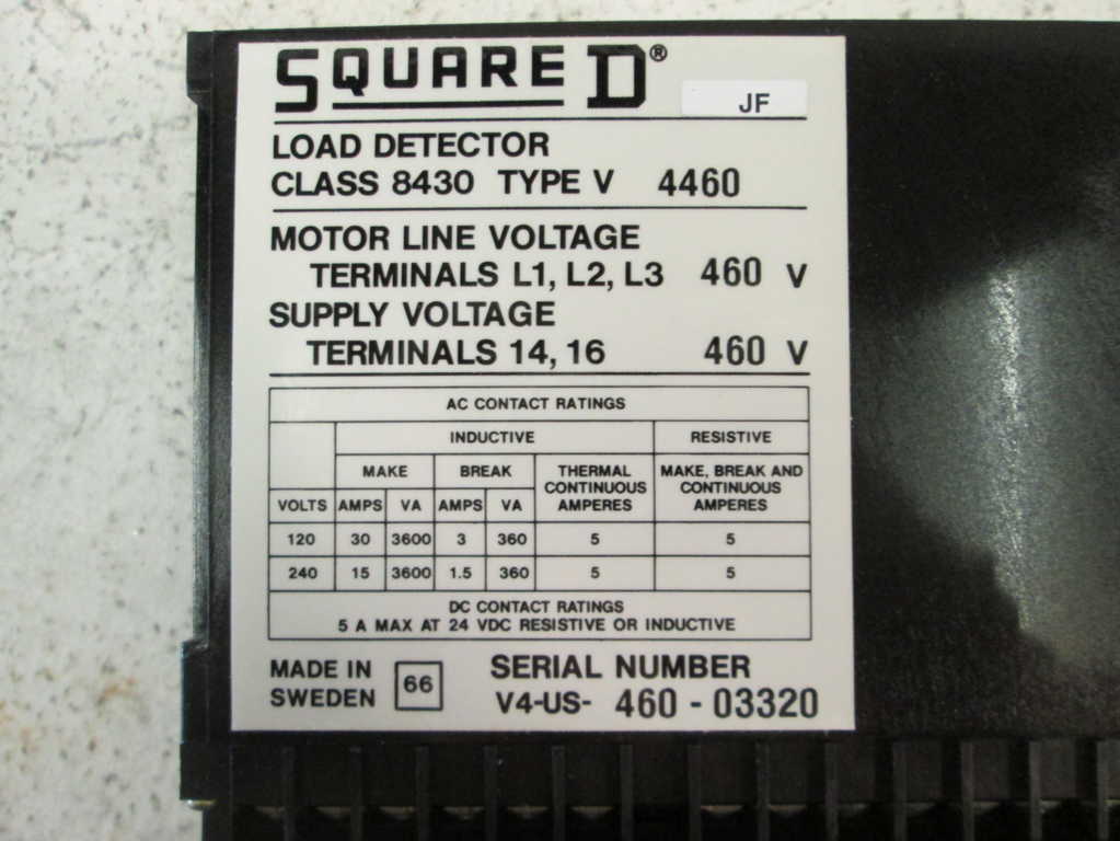 Square D 8430V4460 NSFP **GENUINE** 8430 V4460 Schneider Telemecanique