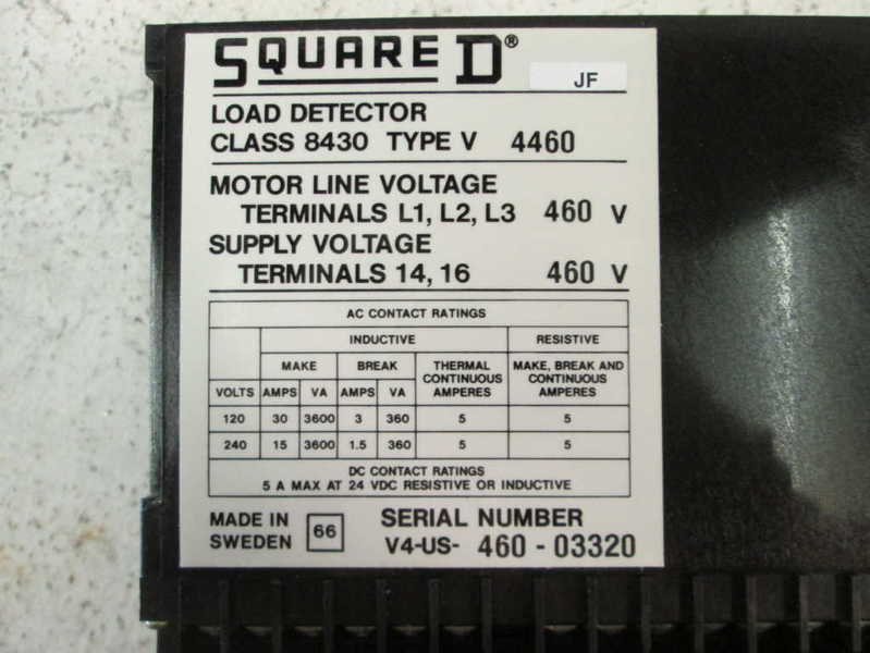 Square D 8430V4460 NSFP * GENUINE * 8430 V4460 Schneider Telemecanique