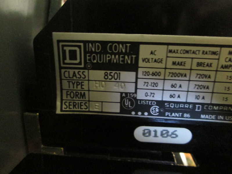 Square D 8501HGG40V02 NSNP * GENUINE*  Schneider Telemecanique