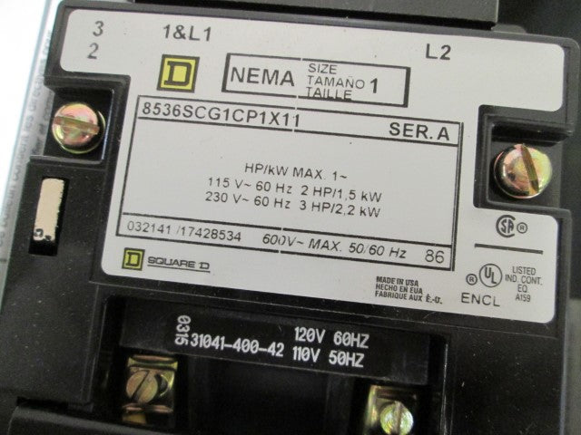 Square D 8536SCG1V02CP1X11 NSFP * GENUINE * 8536 SCG1 V02 CP1X11
