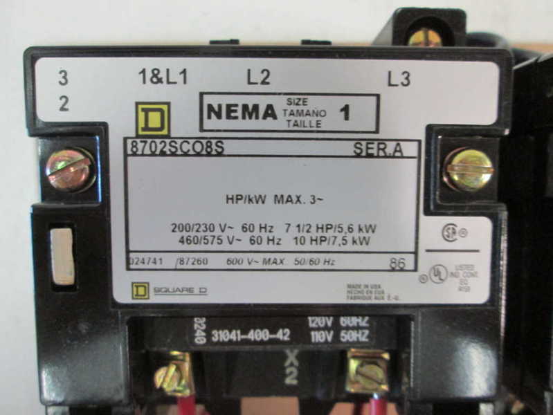Square D 8702SCO8V02S NSFP * GENUINE * 8702 SCO8 V02S