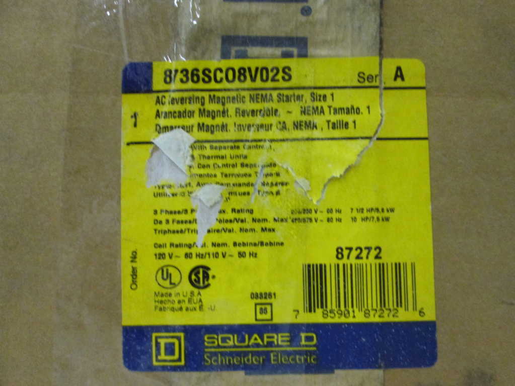 Square D 8736SCO8V02S NSFP **GENUINE** SD  8736 SCO8 V02S
