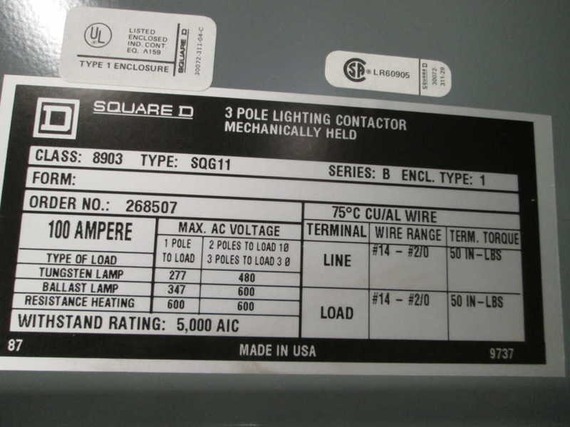 Square D 8903SQG11V02 NSFP * GENUINE *