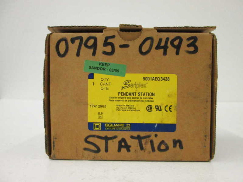 Square D 9001AEQ3438  NSFP * GENUINE * 900 1AEQ 3438