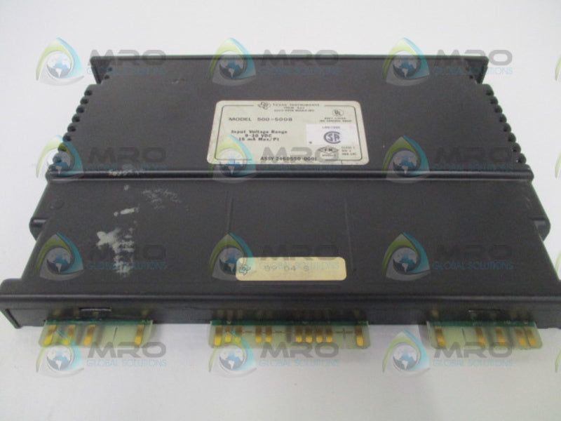 TEXAS INSTRUMENTS 500-5008  INPUT MODULE *USED*