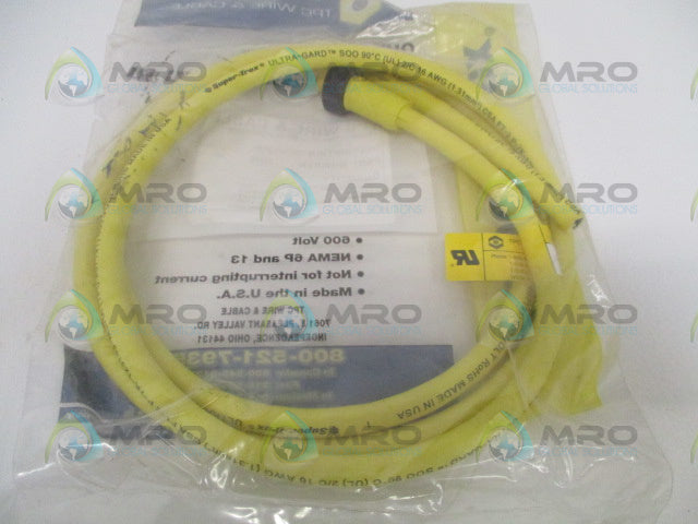 TPC WIRE & CABLE 84206 FEMALE PLUG 2P 6FT *NEW IN FACTORY BAG*