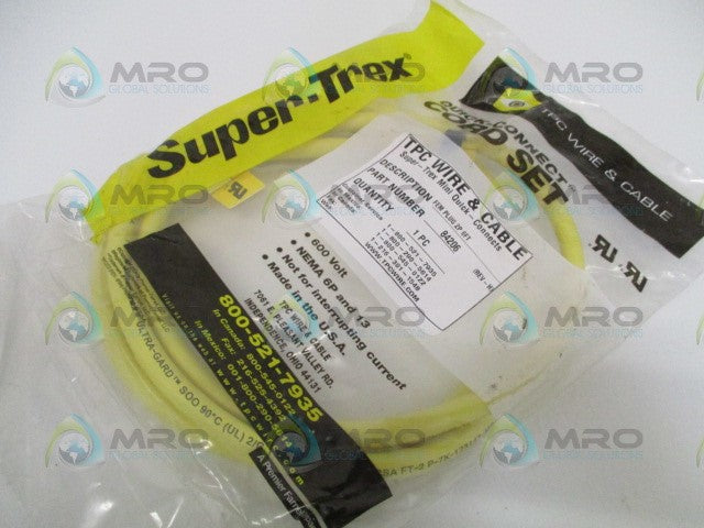 TPC WIRE & CABLE 84206 FEMALE PLUG 2P 6FT *NEW IN FACTORY BAG*
