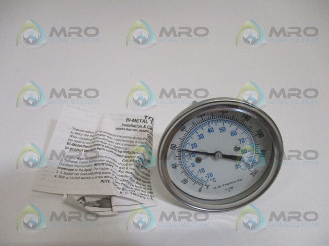 TRERICE B8320404 BI-METAL THERMOMETER 0/200F  STEM 4" *NEW IN BOX*