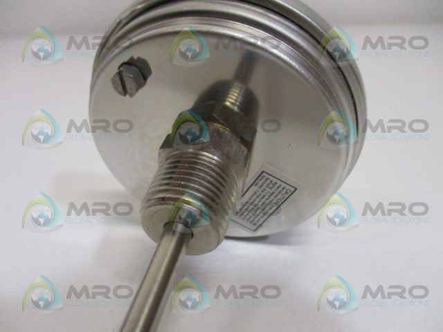TRERICE B8320404 BI-METAL THERMOMETER 0/200F  STEM 4" *NEW IN BOX*