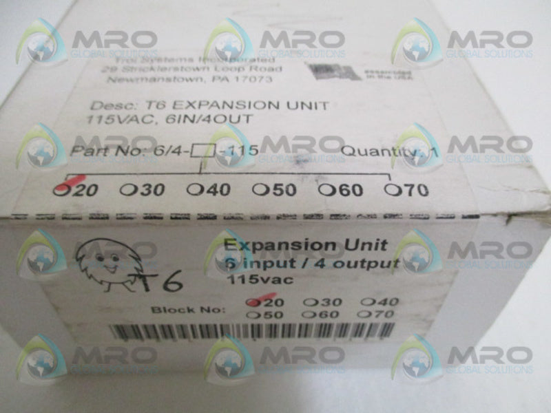 TROL SYSTEMS T6 6/4-20-115 EXPANSION UNIT *NEW IN BOX*