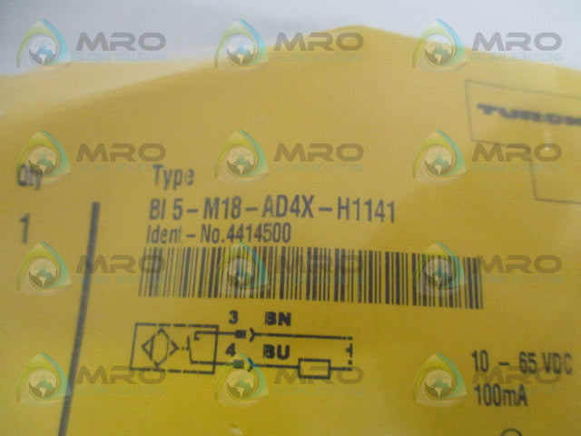 TURCK BI5-M18-AD4X-H1141 INDUCTIVE PROXIMITY SENSOR * NEW IN FACTORY BAG *