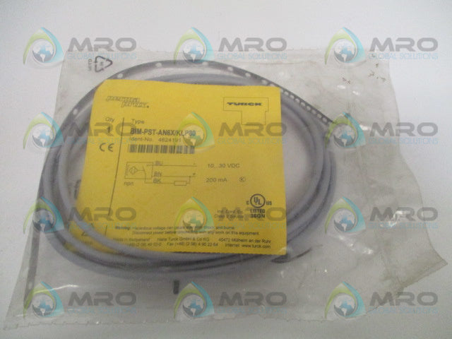 TURCK BIM-PST-AN6X/KLP80 INDUCTIVE POSITION CYLINDER SENSOR *NEW IN FACTORY BAG*