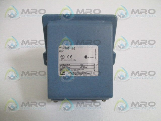 UNITED ELECTRIC H402-156 PRESSURE SWITCH 0-100 PSI *NEW NO BOX*