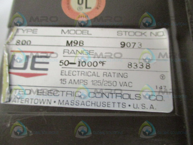 UNITED ELECTRIC 800-M9B TEMPERATURE SWITCH 50/1000 F *NEW NO BOX*