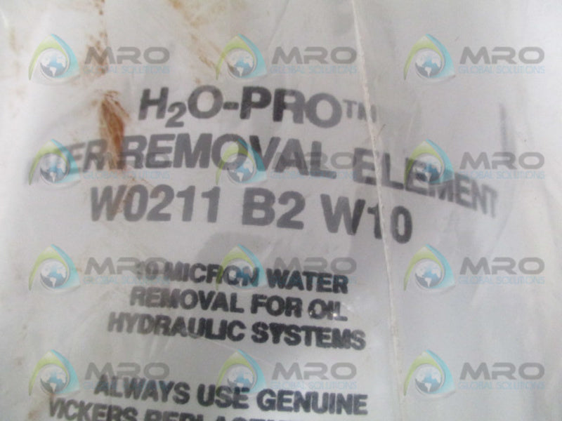 VICKERS 927081 WATER REMOVAL ELEMENT KIT *NEW IN BOX*