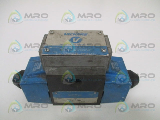 VICKERS DG4S4W-013C-B-60 DIRECTIONAL CONTROL PILOT VALVE *USED*
