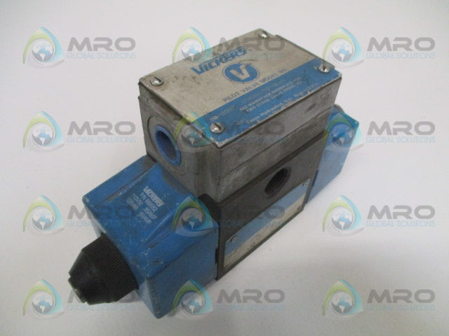 VICKERS DG4S4W-013C-B-60 DIRECTIONAL CONTROL PILOT VALVE *USED*