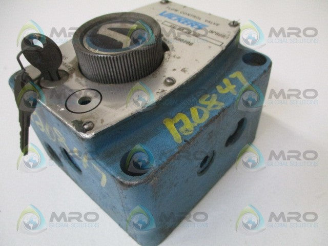 VICKERS FG032822 FLOW CONTROL VALVE *USED*