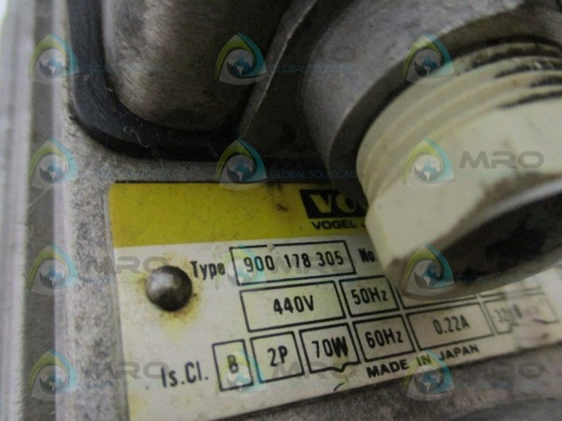 VOGEL M2/S4 900178305 HYDRAULIC MOTOR *USED*
