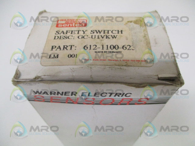 WARNER BERNSTEIN SENTEC GC-U1VKW 612-1100-623 SAFETY SWITCH *NEW IN BOX*