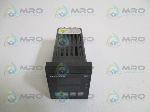 WATLOW 93BB-1FD0-00RR TEMPERATURE CONTROLLER *USED*