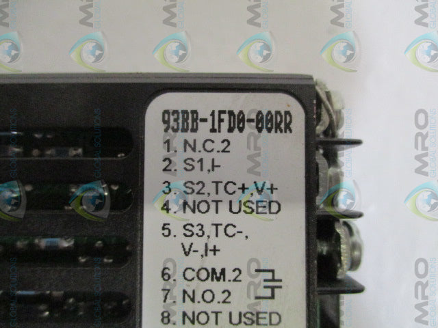 WATLOW 93BB-1FD0-00RR TEMPERATURE CONTROLLER *USED*