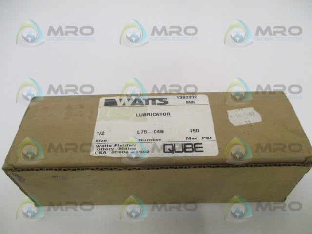 WATTS L75-04B LUBRICATOR 1/2" *NEW IN BOX*