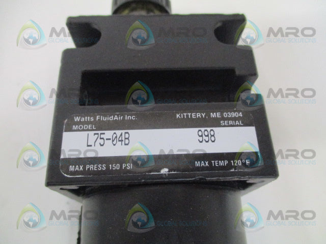WATTS L75-04B LUBRICATOR 1/2" *NEW IN BOX*