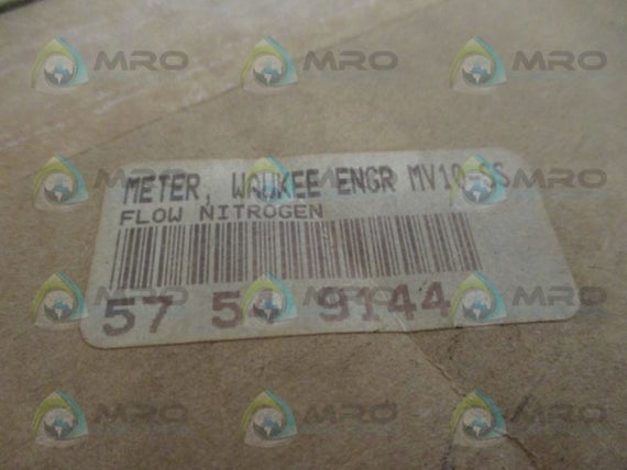 WAUKEE ENGINEERING MV-10 FLO-METER 0-1000 CFH *NEW IN BOX*