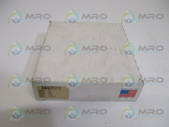WEISS 4CTS PRESSURE GAUGE 0-30 PSI 0-200 kPa *NEW IN BOX*