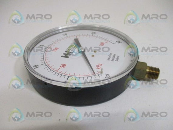 WEISS 4CTS PRESSURE GAUGE 0-30 PSI 0-200 kPa *NEW IN BOX*