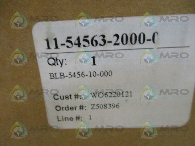 ZENITH 11-54563-2000-0 BLB5456-10-000 GEAR PUMP *NEW IN BOX*