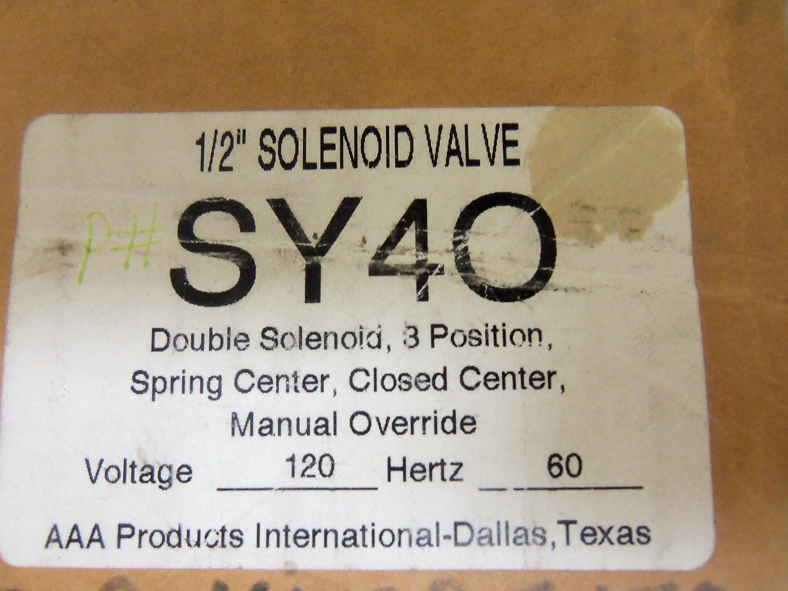 AAA PRODUCTS SY40 *NEW IN BOX*