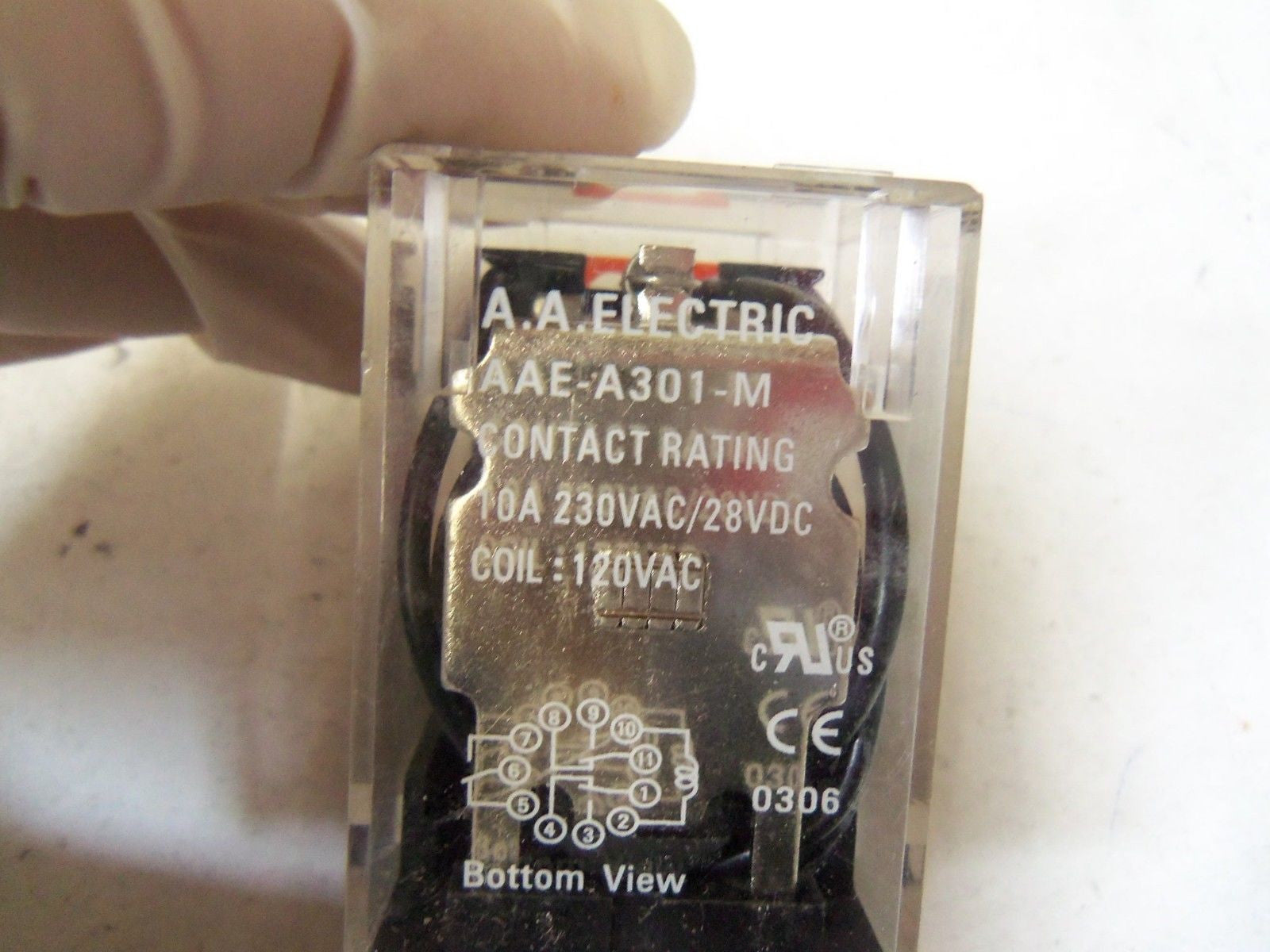 A.A ELECTRIC AAE-A301-M RELAY 120VAC *NEW NO BOX*