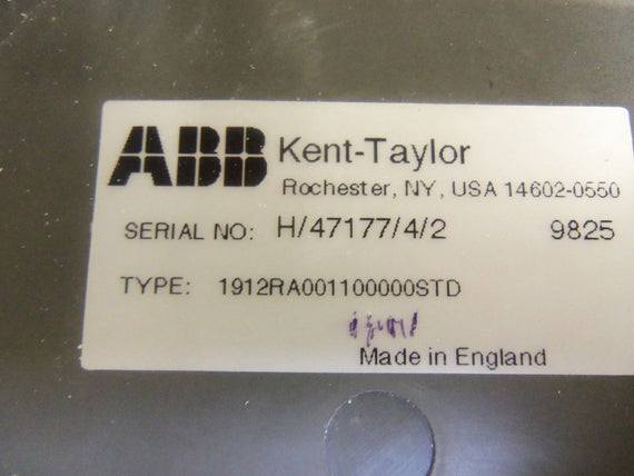ABB 1912RA001100000STD *USED*