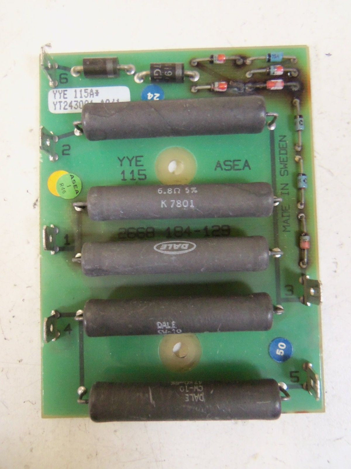 ABB 2668 184-129 RESISTOR UNIT YT243001-AG/1 *USED*
