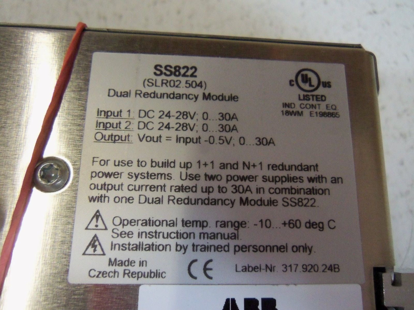 ABB SS822 3BSC610042R1 POWER MODULE *NEW IN BOX*