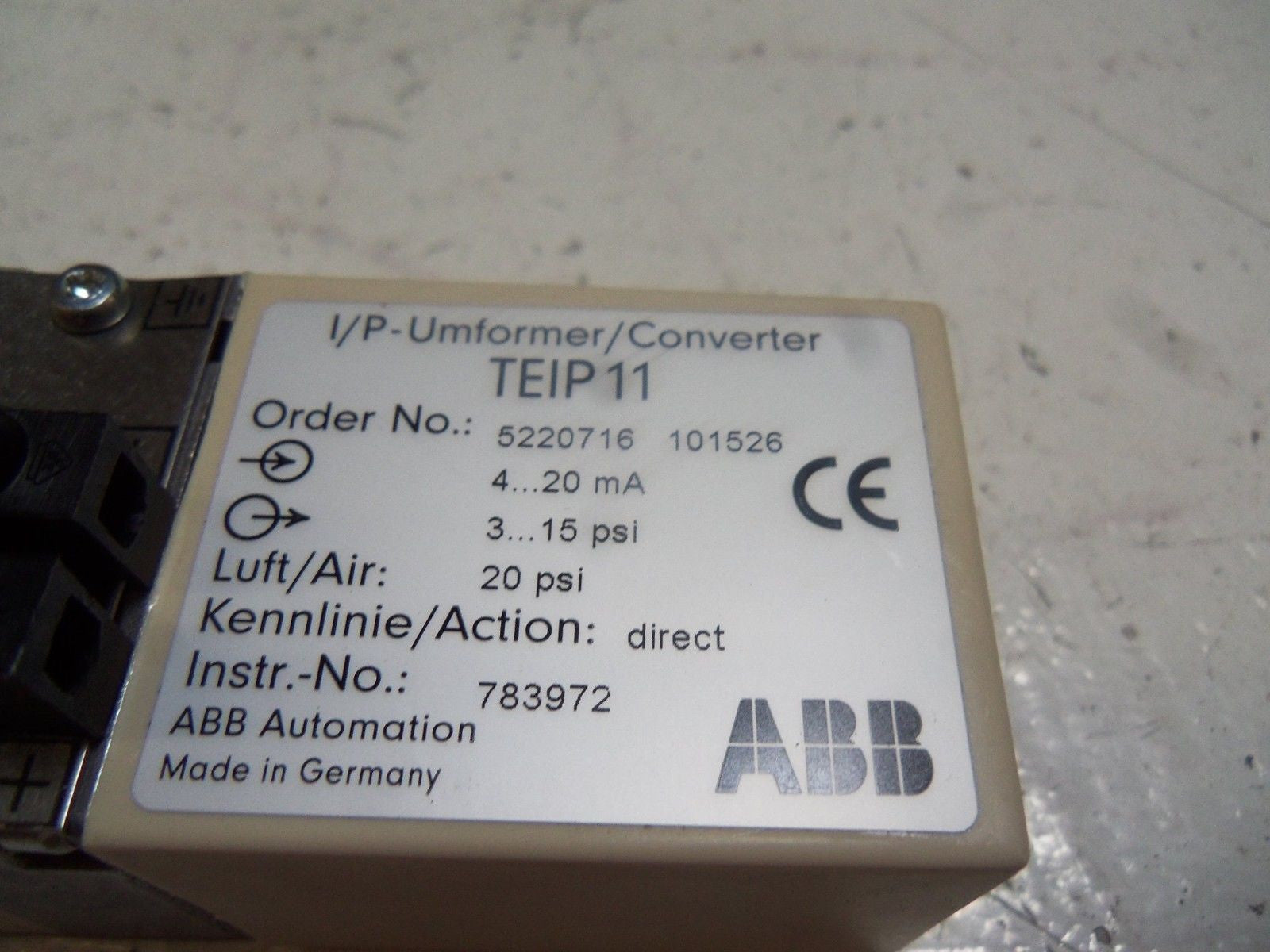 ABB 5220716-101526 SIGNAL CONVERTER *NEW NO BOX*