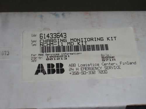 ABB 61433643 CHARGING MONITORING KIT NCHM-11  *SEALED*