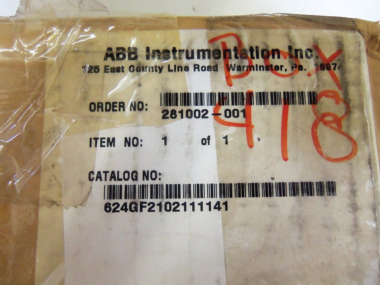 ABB 624GF2102111141 TRANSMITTER 600T SERIES *NEW NO BOX*