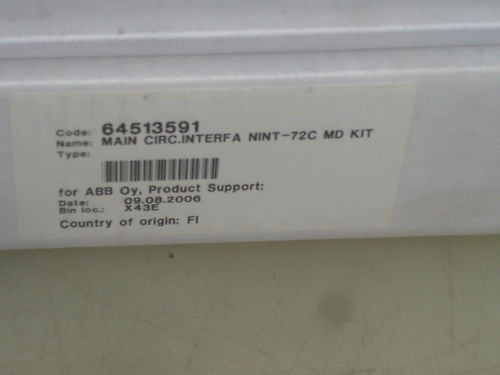 ABB NINT-72C 64513591 *FACTORY SEALED*