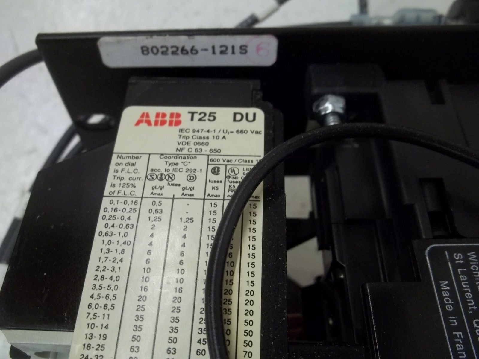 ABB 802266-121S *NEW NO BOX*